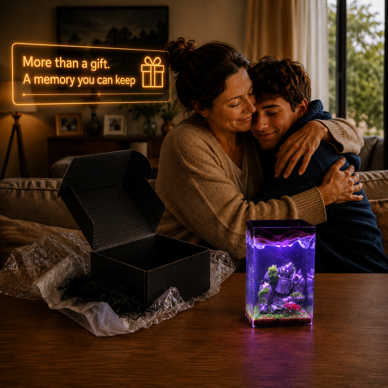 Laboon Resin lamp