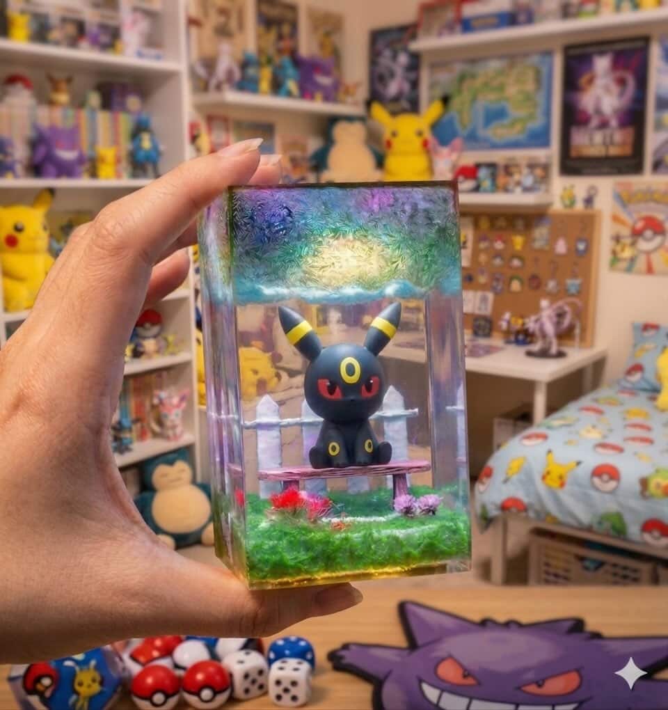 poke resin lamp