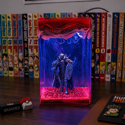 Skull knight Resin lamp