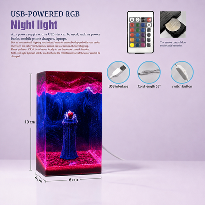 Void Resin lamp