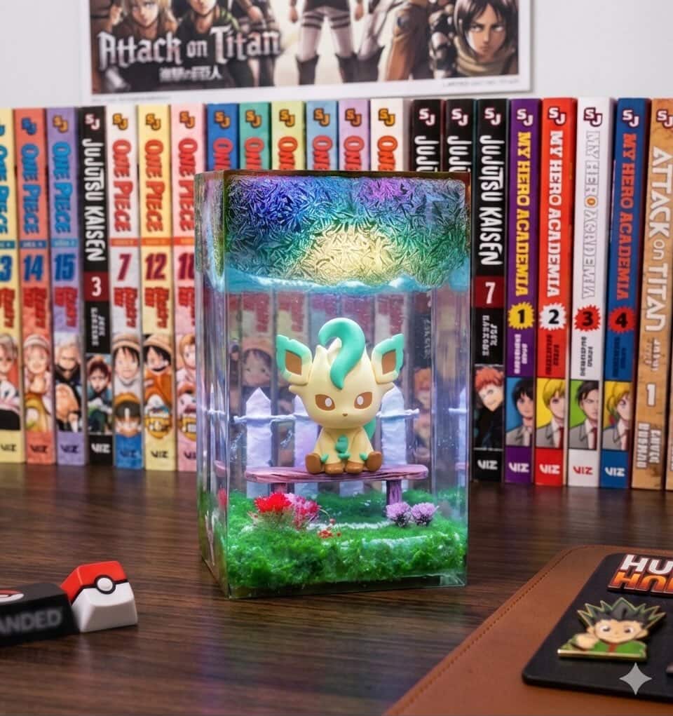 poke resin lamp