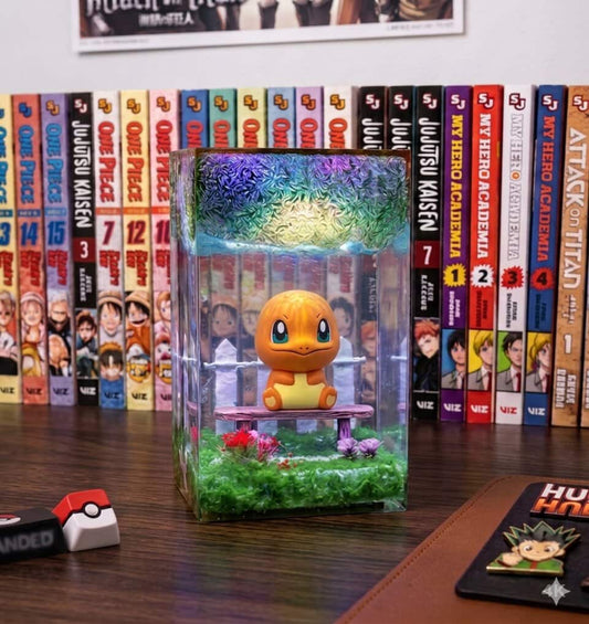poke resin lamp