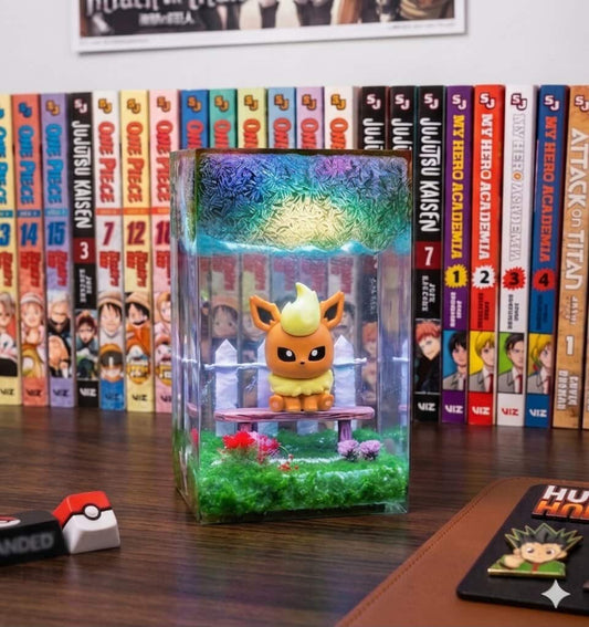 poke resin lamp