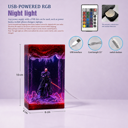 Vador unmasked Resin lamp