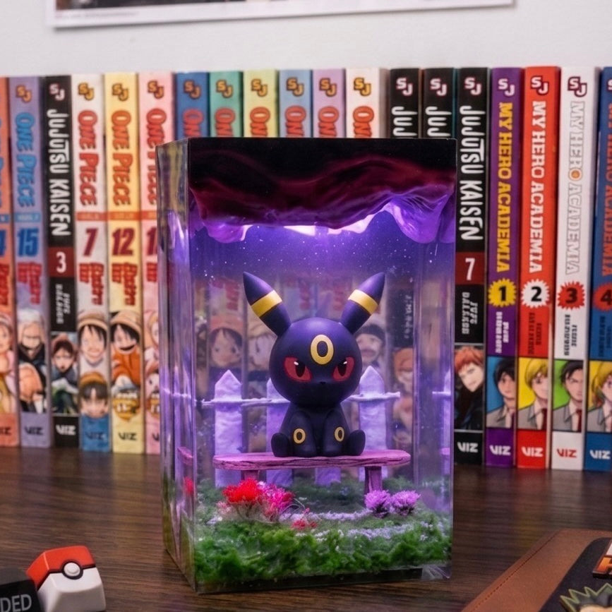 Lampada a resina Poke Noctali
