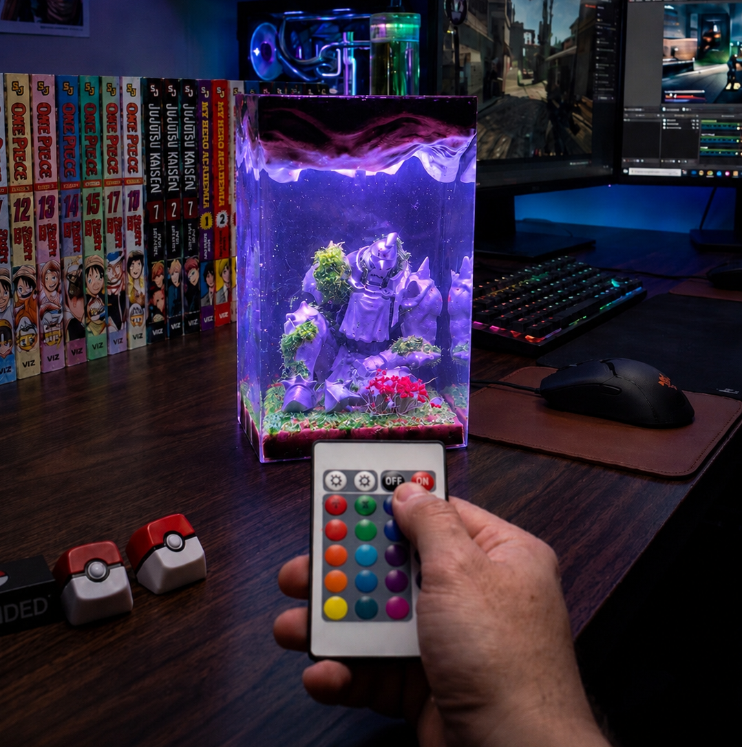 Alphonse Resin lamp