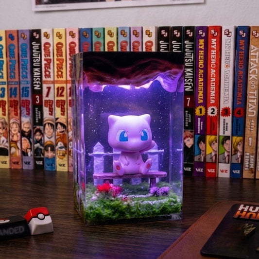 Poke mew Resin lamp