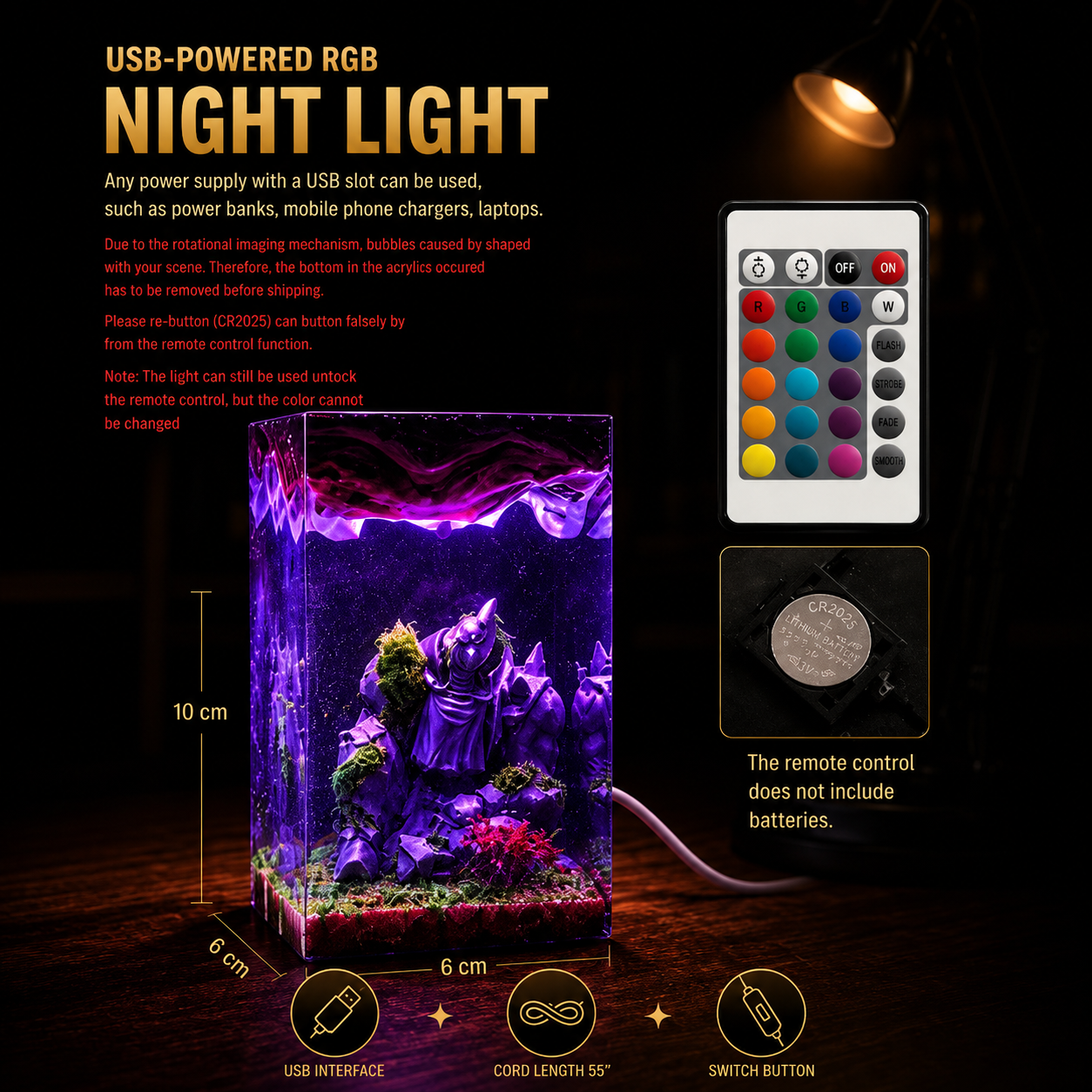 Laboon Resin lamp