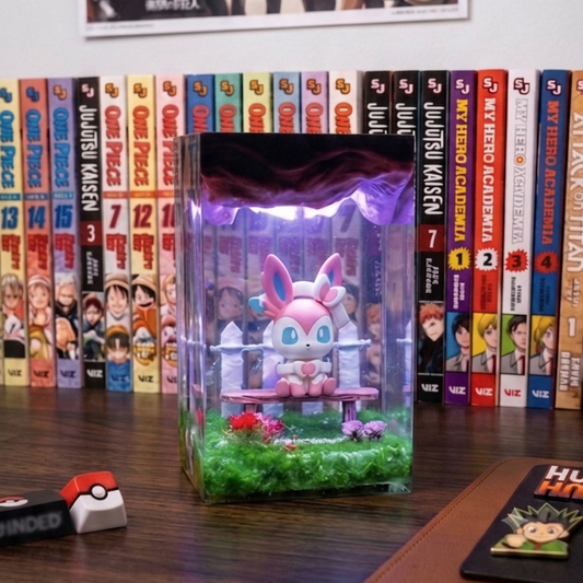 Poke nymphali Resin lamp