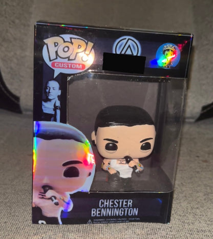Chester BLACK HAIR pop custom limited ed.