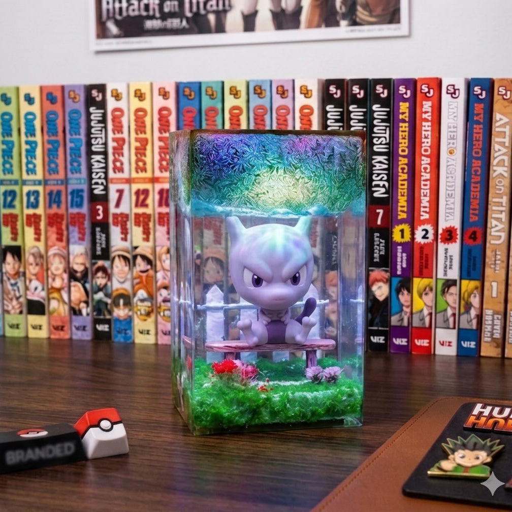 poke resin lamp