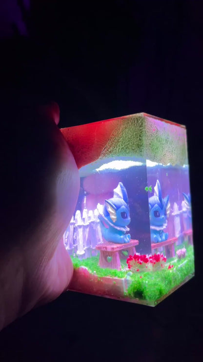 poke resin lamp